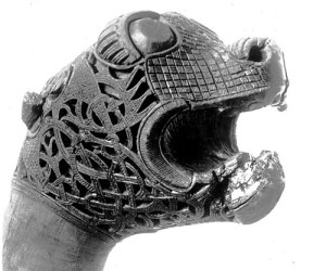 Viking-Oseberg-Lion-Head